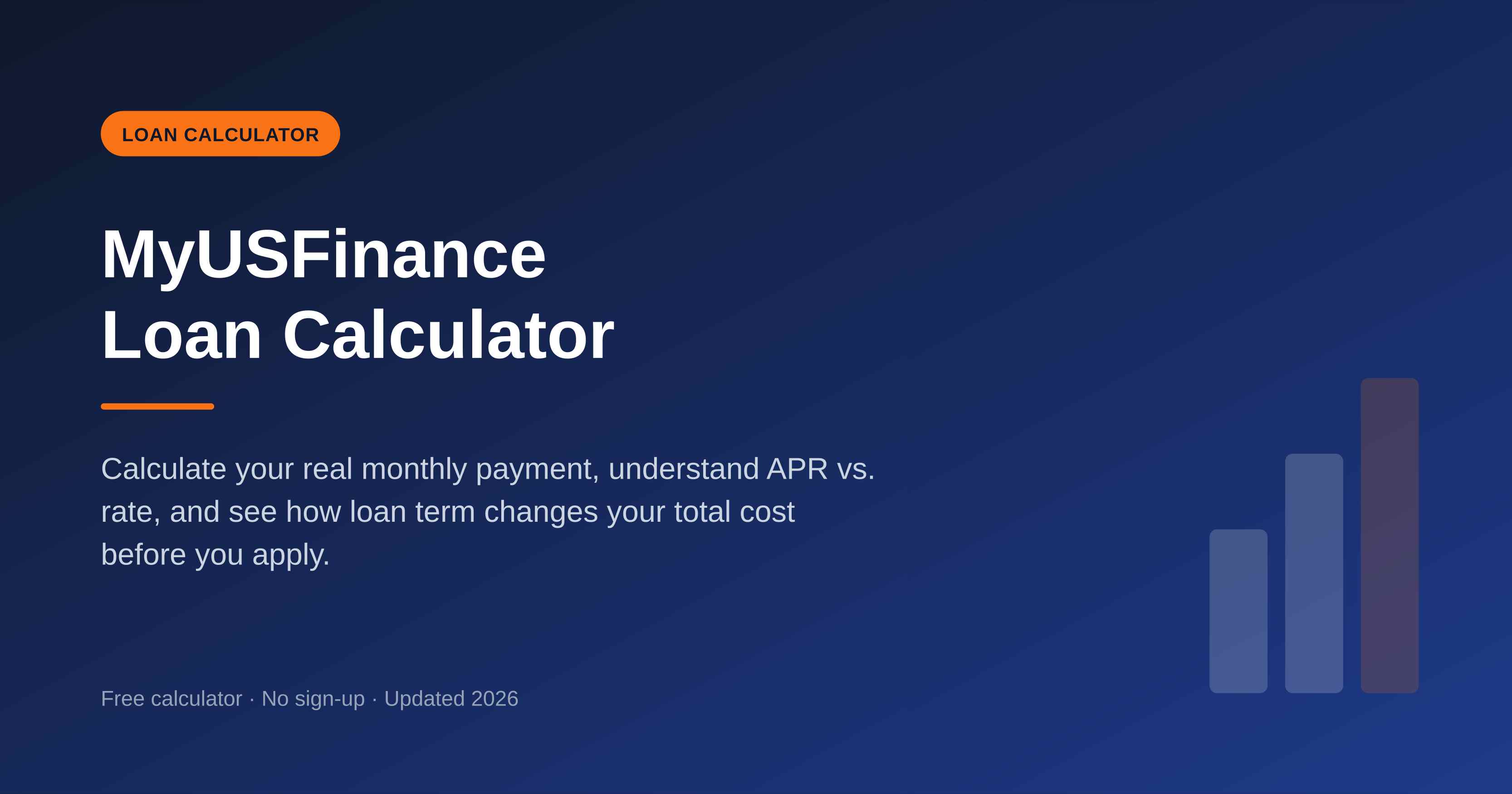 MyUSFinance Loan Calculator: What the Other Guides Don't Tel